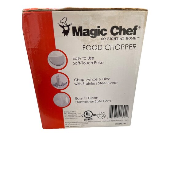 Magic Chef Easy to Use Food 1.5 Cup Chopper SKU 1613 - Picture 2 of 2